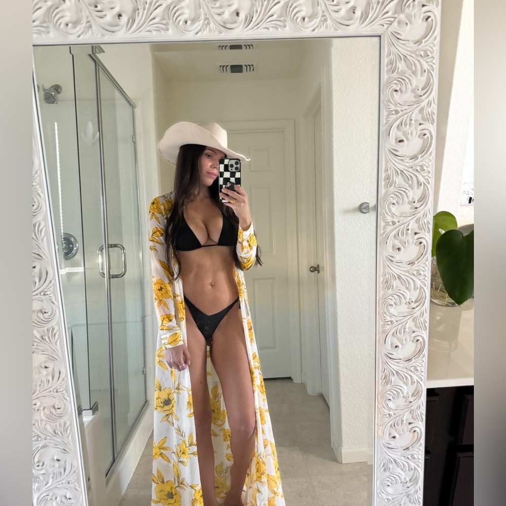 Boho floral duster